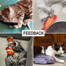 Load image into Gallery viewer, Flapping Fish Electronic Cat Toy 3D Fish Electric Simulation Fish Toys for Cats Pet Playing Toy cat supplies Aus