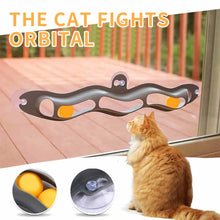 Load image into Gallery viewer, Cat Ball Toy Window Sucker Puzzle Cat Toy Interactive Tunnel Catches Play Pipe Balls Kitten Training Toy Track Pet Toy Aus