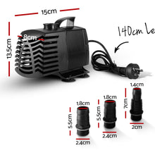 Load image into Gallery viewer, Giantz 3000L/H Submersible Aqua Aquarium Water Pump Aus