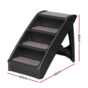 3.2 i.Pet Dog Ramp For Bed Sofa Car Pet Steps Stairs Ladder Indoor Foldable Portable