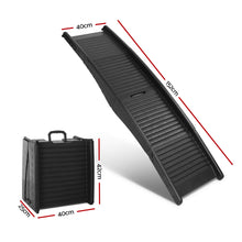 Load image into Gallery viewer, i.Pet Portable Folding Dog Ramp for Cars - Black Aus