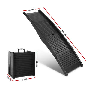 i.Pet Portable Folding Dog Ramp for Cars - Black Aus