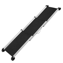 Load image into Gallery viewer, 2 i.Pet Deluxe Aluminium Foldable Dog Pet Ramp - Black Aus