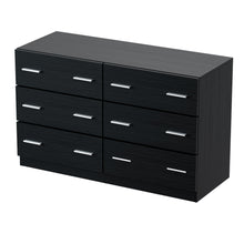 Load image into Gallery viewer, Artiss 6 Chest of Drawers Cabinet Dresser Table Tallboy Lowboy Storage Black