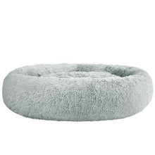 Load image into Gallery viewer, Pet Bed Dog Cat Calming Bed Extra Large 110cm Light Grey Sleeping Comfy Washable