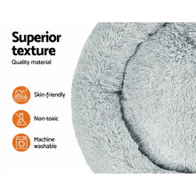 Load image into Gallery viewer, Pet Bed Dog Cat Calming Bed Extra Large 110cm Light Grey Sleeping Comfy Washable