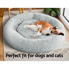 Load image into Gallery viewer, Pet Bed Dog Cat Calming Bed Extra Large 110cm Light Grey Sleeping Comfy Washable