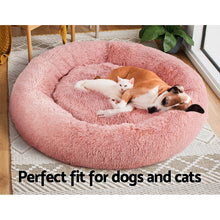 Load image into Gallery viewer, Pet Bed Dog Cat Calming Bed Extra Large 110cm Pink Sleeping Comfy Washable