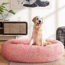 Load image into Gallery viewer, Pet Bed Dog Cat Calming Bed Extra Large 110cm Pink Sleeping Comfy Washable