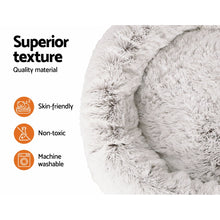 Load image into Gallery viewer, Pet Bed Dog Cat Calming Bed Extra Large 110cm White Sleeping Comfy Washable