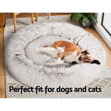 Load image into Gallery viewer, Pet Bed Dog Cat Calming Bed Extra Large 110cm White Sleeping Comfy Washable