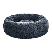 Load image into Gallery viewer, Pet Bed Dog Cat Calming Bed Small 60cm Dark Grey Sleeping Comfy Cave Washable