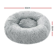 Load image into Gallery viewer, 6 Pet Bed Dog Cat Calming Bed Small 60cm Light Grey Sleeping Comfy Cave Washable