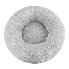 Load image into Gallery viewer, 6 Pet Bed Dog Cat Calming Bed Small 60cm Light Grey Sleeping Comfy Cave Washable