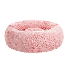 Load image into Gallery viewer, Pet Bed Dog Cat Calming Bed Small 60cm Pink Sleeping Comfy Cave Washable