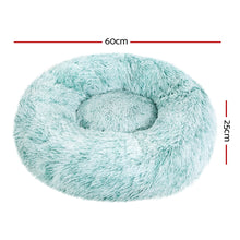 Load image into Gallery viewer, Pet Bed Dog Cat Calming Bed Small 60cm Teal Sleeping Comfy Cave Washable