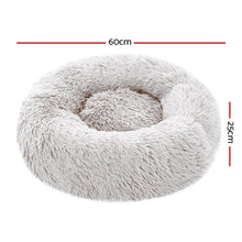 Load image into Gallery viewer, Pet Bed Dog Cat Calming Bed Small 60cm White Sleeping Comfy Cave Washable