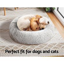 Load image into Gallery viewer, Pet Bed Dog Cat Calming Bed Small 60cm White Sleeping Comfy Cave Washable