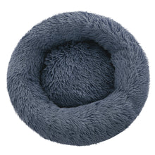 Load image into Gallery viewer, Pet Bed Dog Cat Calming Bed Medium 75cm Dark Grey Sleeping Comfy Cave Washable