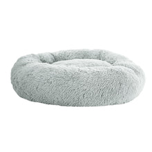 Load image into Gallery viewer, Pet Bed Dog Cat Calming Bed Large 90cm Light Grey Sleeping Comfy Cave Washable