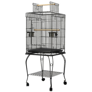 i.Pet Large Bird Cage with Perch - Black Aus