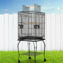 Load image into Gallery viewer, i.Pet Large Bird Cage with Perch - Black Aus