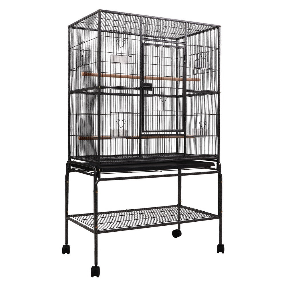 i.Pet Bird Cage Pet Cages Aviary 137CM Large Travel Stand Budgie Parrot Toys Aus