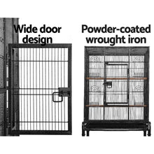 Load image into Gallery viewer, i.Pet Bird Cage Pet Cages Aviary 144CM Large Travel Stand Budgie Parrot Toys Aus