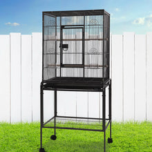 Load image into Gallery viewer, i.Pet Bird Cage Pet Cages Aviary 144CM Large Travel Stand Budgie Parrot Toys Aus