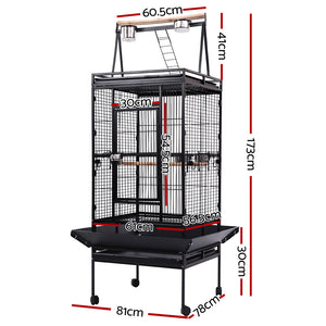 i.Pet Bird Cage Pet Cages Aviary 173CM Large Travel Stand Budgie Parrot Toys Aus