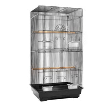 Load image into Gallery viewer, i.Pet Medium Bird Cage with Perch - Black Aus