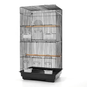 i.Pet Medium Bird Cage with Perch - Black Aus