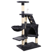 Load image into Gallery viewer, 5 i.Pet Cat Tree 120cm Trees Scratching Post Scratcher Tower Condo House Furniture Wood Multi Level Aus