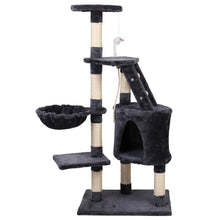 Load image into Gallery viewer, 5 i.Pet Cat Tree 120cm Trees Scratching Post Scratcher Tower Condo House Furniture Wood Multi Level Aus