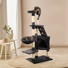 Load image into Gallery viewer, 5 i.Pet Cat Tree 120cm Trees Scratching Post Scratcher Tower Condo House Furniture Wood Multi Level Aus