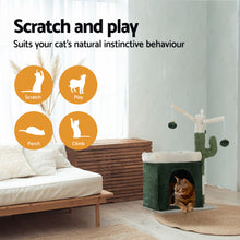 Load image into Gallery viewer, 4.3 i.Pet Cat Tree Tower Scratching Post Scratcher Wood Condo Bed House Toys 70cm