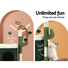 Load image into Gallery viewer, 4.3 i.Pet Cat Tree Tower Scratching Post Scratcher Wood Condo Bed House Toys 70cm