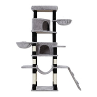 3.2 i.Pet Cat Tree Tower Scratching Post Scratcher Wood Condo House Play Bed 161cm