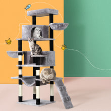 Load image into Gallery viewer, 3.2 i.Pet Cat Tree Tower Scratching Post Scratcher Wood Condo House Play Bed 161cm