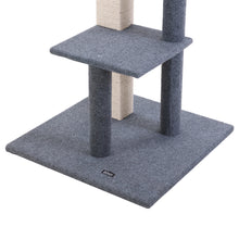 Load image into Gallery viewer, i.Pet Cat Tree 124cm Trees Scratching Post Scratcher Tower Condo House Furniture Wood Steps