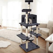 Load image into Gallery viewer, i.Pet Cat Tree 184cm Trees Scratching Post Scratcher Tower Condo House Furniture Wood Aus