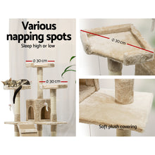 Load image into Gallery viewer, i.Pet Cat Tree 180cm Trees Scratching Post Scratcher Tower Condo House Furniture Wood Beige Aus