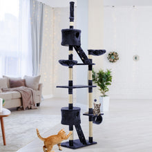 Load image into Gallery viewer, i.Pet Cat Tree 260cm Trees Scratching Post Scratcher Tower Condo House Furniture Wood Blue Aus