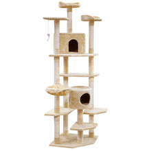 Load image into Gallery viewer, i.Pet Cat Tree 203cm Trees Scratching Post Scratcher Tower Condo House Furniture Wood Beige Aus