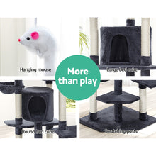 Load image into Gallery viewer, i.Pet Cat Tree 203cm Trees Scratching Post Scratcher Tower Condo House Furniture Wood