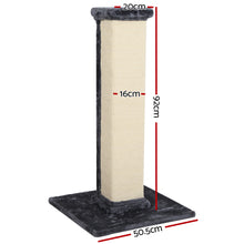 Load image into Gallery viewer, 5.3 i.Pet Cat Tree Trees Scratching Post 92cm Sisal Scratcher Tower Condo House Tall