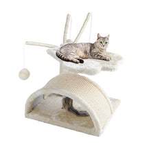 Load image into Gallery viewer, i.Pet Cat Tree 45cm Trees Scratching Post Scratcher Tower Condo House Furniture Wood Beige Aus