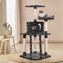 Load image into Gallery viewer, i.Pet Cat Tree 120cm Trees Scratching Post Scratcher Tower Condo House Furniture Wood 120cm Aus