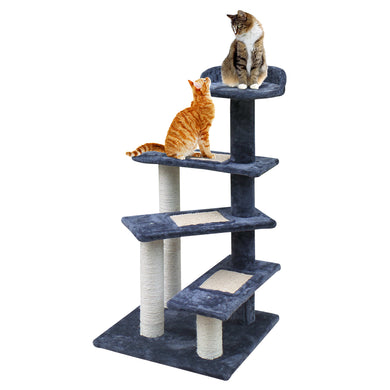 9 i.Pet Cat Tree 100cm Trees Scratching Post Scratcher Tower Condo House Furniture Wood Steps Aus