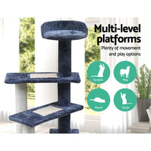 Load image into Gallery viewer, 9 i.Pet Cat Tree 100cm Trees Scratching Post Scratcher Tower Condo House Furniture Wood Steps Aus